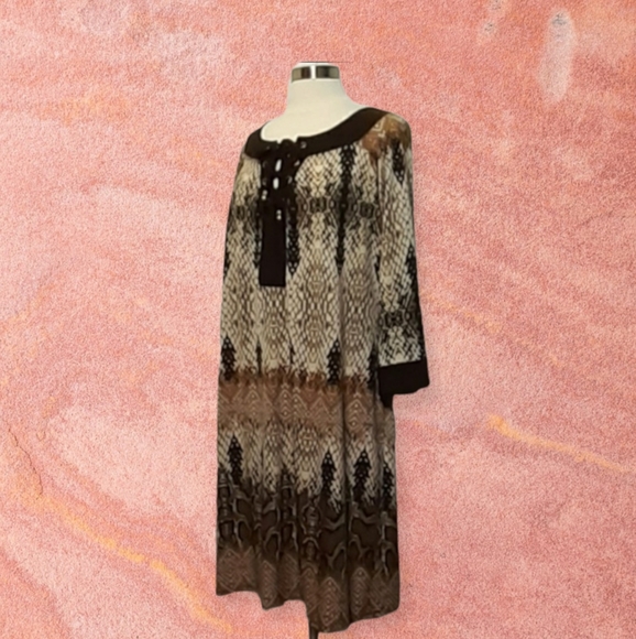 Curations Snake Skin Animal Print Dress - Picture 11 of 16